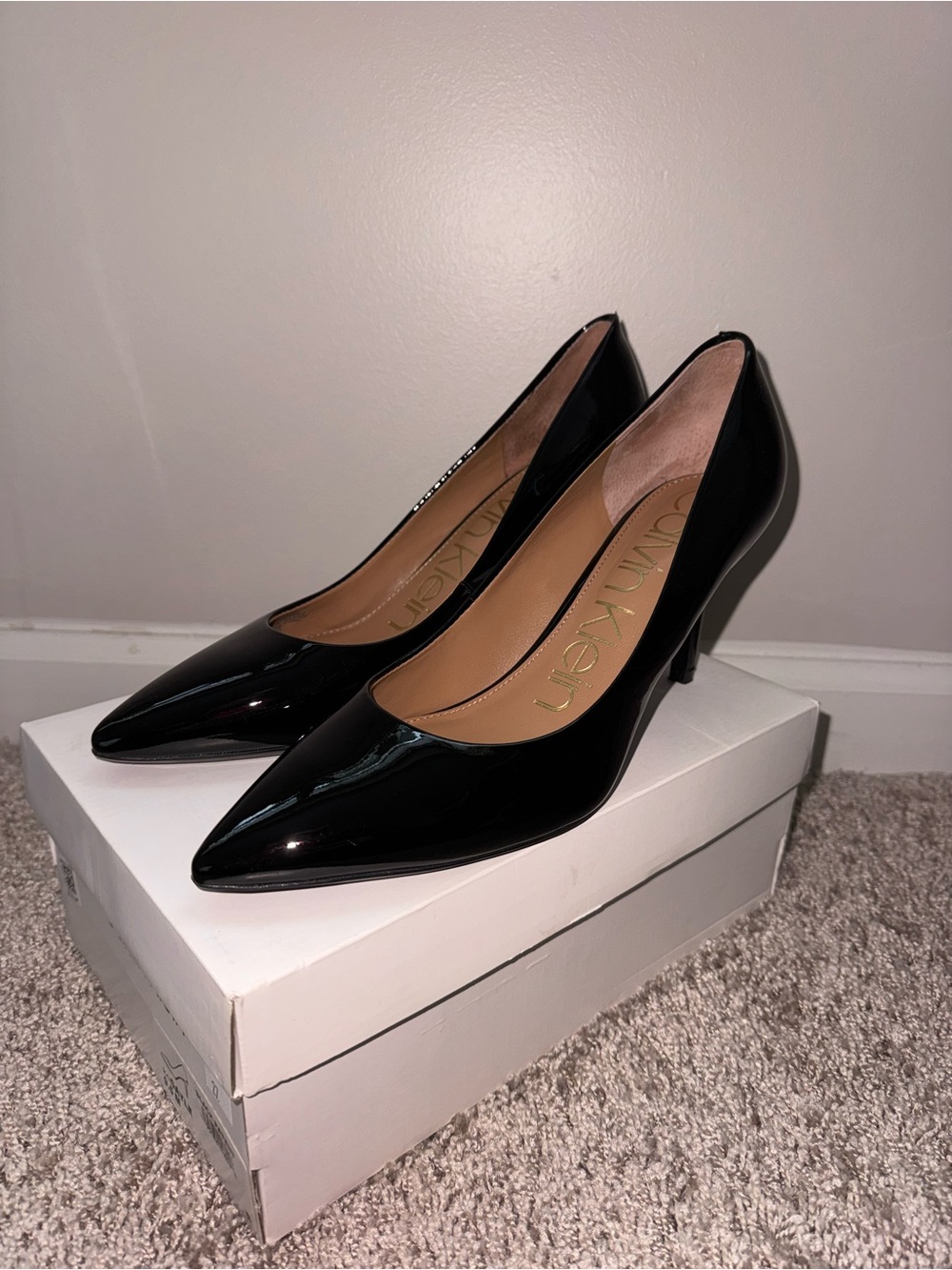 Calvin Klein Black Gayle Heels